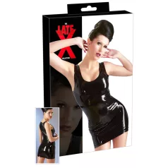 LATEX - minidress senza maniche - nero