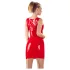 LATEX - minigonna senza maniche - latex - rosso