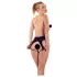 Mutandine da donna nere aperte sul davanti Late X (taglie S-L)