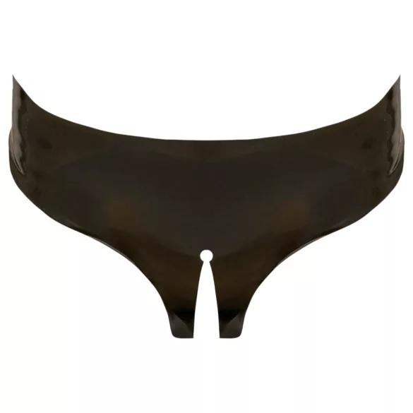 LATEX - slip donna aperto - nero - taglia S-L