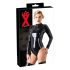 Body in latex a maniche lunghe da donna (nero) - 2XL