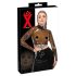 LATEX - top in lattice trasparente (trasparente-nero) - S-L