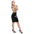 LATEX - gonna midi in latex (nera) - L