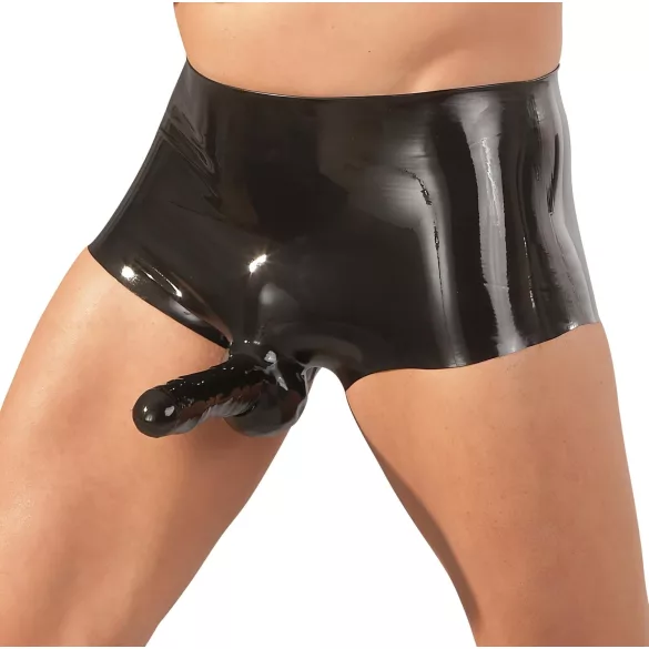 Boxer X in lattice + guaina per pene (nera) - L/XL