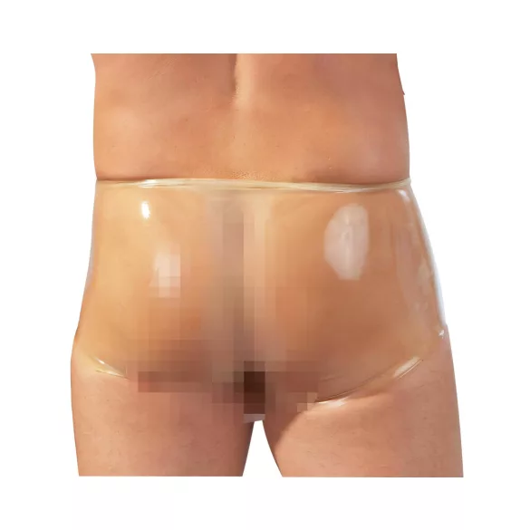 LATEX - boxer con guaina pene - trasparente - L/XL