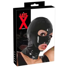 LATEX - maschera orale erotica - lattice nero