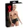Mutandine da donna Late X con preservativo vaginale (nere) - L