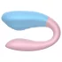 Mrow 03 - vibratore per coppia ricaricabile impermeabile blu rosa