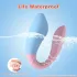 Mrow 03 - vibratore per coppia ricaricabile impermeabile blu rosa