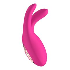   Vibratore per clitoride ricaricabile Mrow" con 3 motori e stelo ondeggante (rosa)"