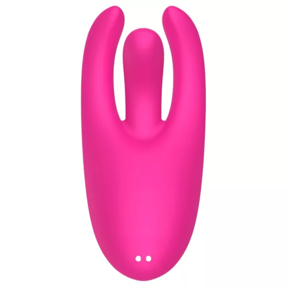 Mrow - vibratore clitoride ricaricabile 3 punte silicone rosa