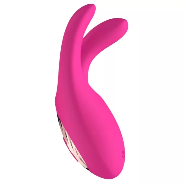 Mrow - vibratore clitoride ricaricabile 3 punte silicone rosa