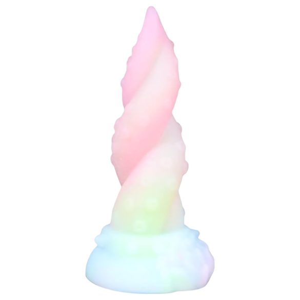 OgazR Kraken - dildo tentacolo a spirale - 18 cm - arcobaleno