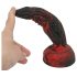 OgazR Hell Dong - Dildo rigato - 20 cm (rosso)