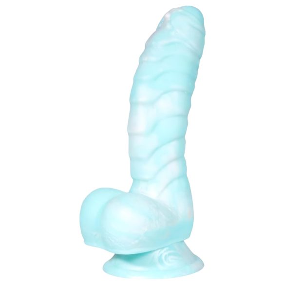 Serpente Marino OgazR - Dildo Ondulato 17cm (blu-bianco)