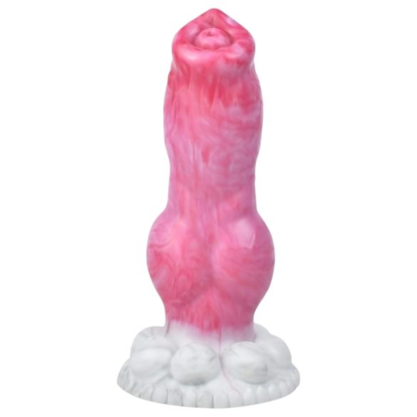 Animalorny Buldog - dildo realistico a forma di pene cane - 17cm - rosa