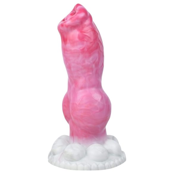 Animalorny Buldog - dildo realistico a forma di pene cane - 17cm - rosa