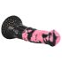 Cavallo Nero - dildo in silicone 18cm (nero-rosa)