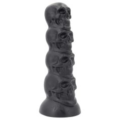 Topped Monster - dildo a forma di teschio - 22 cm (nero)