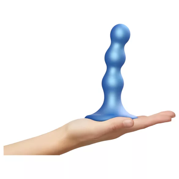 Strap-on-me Balls S - dildo con sfere e ventosa - silicone blu