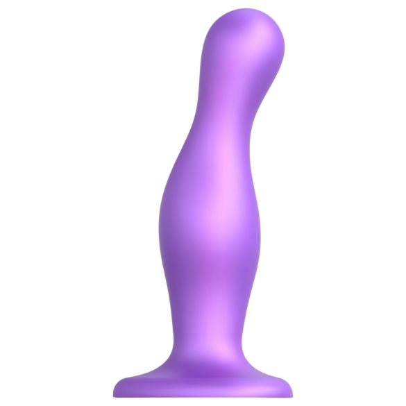 Strap-on-me Curvy L - dildo ondulato con ventosa (viola)