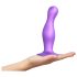 Strap-on-me Curvy L - dildo ondulato con ventosa (viola)