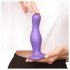 Strap-on-me Curvy L - dildo ondulato con ventosa (viola)