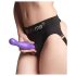 Strap-on-me Curvy L - dildo ondulato con ventosa (viola)