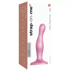 Strap-on-me Curvy S - dildo ondulato con ventosa (rosa)