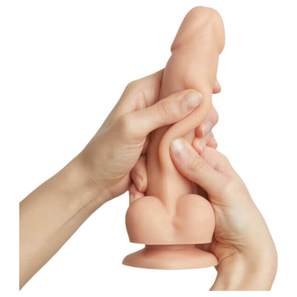 Strap-on-me S - Dildo doppio strato con ventosa (naturale)