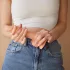 Strap-on-me S - dildo doppio strato con ventosa - colore naturale