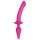 Strap-on-me Swith Semi-Realistico L - Dildo 2in1 in silicone (rosa)