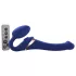 Strap-on-me S - dildo con cintura, vibratore a onde d’aria - (blu)