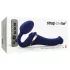 Strap-on-me S - dildo con cintura, vibratore a onde d’aria - (blu)