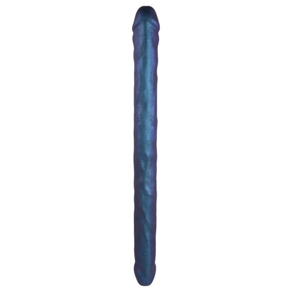 Strap-on-me - Doppio Dildo (Blu Metallico)