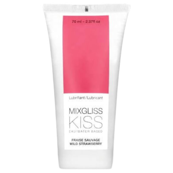 Mixgliss Kiss Wild - Lubrificante a base d'acqua alla fragola (70ml)