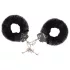 Love to Love - manette peluche morbide - nero