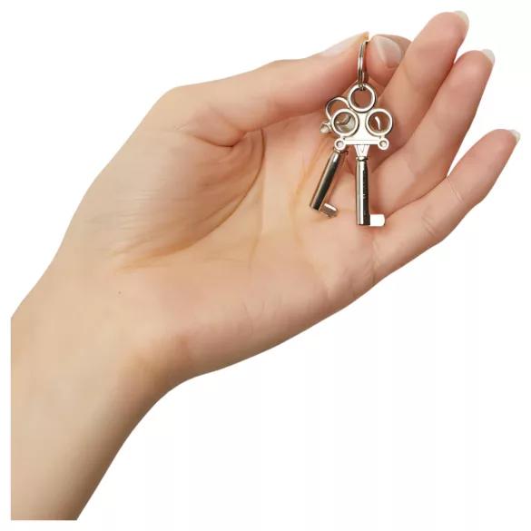 Love to Love - manette peluche morbide - nero