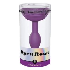   Dildo Anale in Silicone Open Roses S" Colore Lilla"