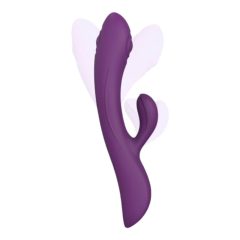   Coniglio & Clyde di Love to Love - vibratore pulsante con stimolatore clitorideo ricaricabile (viola)
