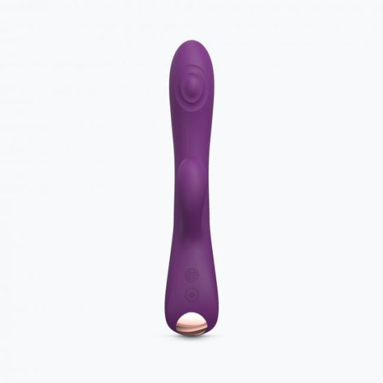 Coniglio & Clyde di Love to Love - vibratore pulsante con stimolatore clitorideo ricaricabile (viola)