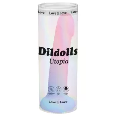   Dildolls Utopia - dildo realistico con ventosa - silicone colorato