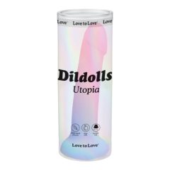 Dildolls Utopia - dildo in silicone con ventosa (colorato)