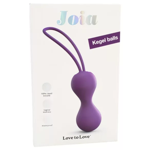 Love to Love Joia - duo palline cinesi (viola)