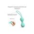 Duo di Palline Geisha in Silicone - Menta