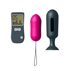   Vibro Uovo Radiocomandato Dorcel Secret - Kit Anal Plug e Uovo Vibrante (2 Pezzi)