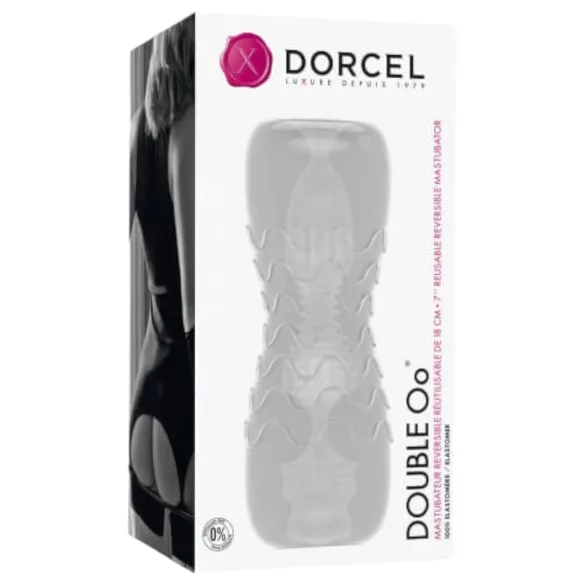 Dorcel - masturbatore uomo - doppia stimolazione - trasparente