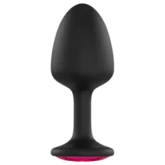 Dorcel - plug anale con pietra rosa - taglia M - nero