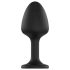 Dorcel Geisha Plug Diamond XL - tappo anale nero con pietra bianca