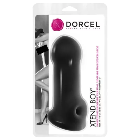 Dorcel Xtend Boy - guaina fallica in silicone nero